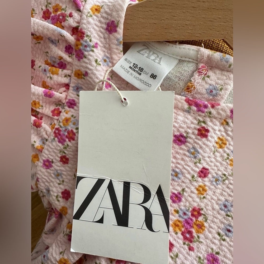 Zara Printed Jacquard Dress - Picture 3 of 4